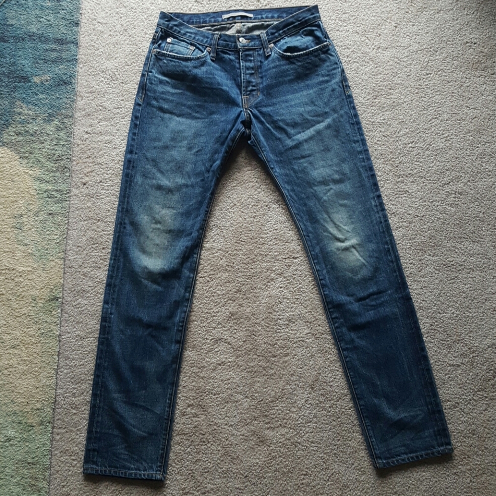 VINCE men's selvedge jefferson jeans 30x33